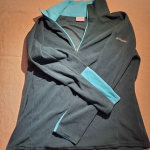 Columbia 3/4 zip fleece sweater